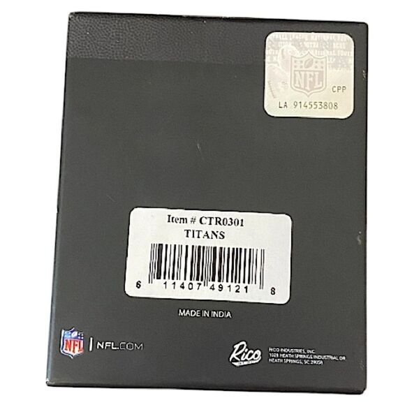 NFL Canvas Trifold Wallet New Football Sports Rico Industries - Picture 3 of 3